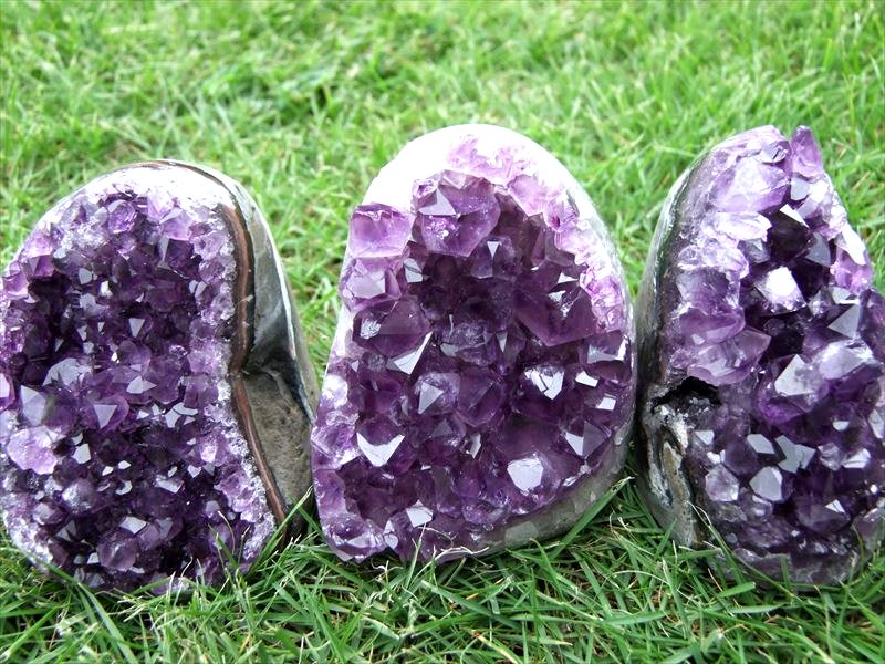 楽天市場】4A【アメジスト（紫水晶）クラスター スタンドタイプ】【重