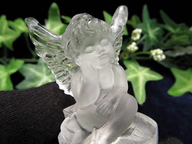 楽天市場】○天使の微笑み【ベビーエンジェル 天然 水晶彫刻置物】高さ