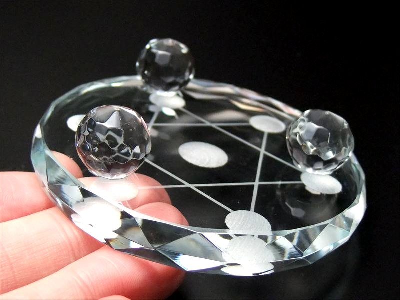 楽天市場】○【高品質ガラス製 七星陣盤セット】大人気丸玉 チャクラ7