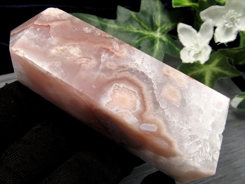 楽天市場】桜満開【さくらメノウ オベリスク置物】1個売り 重さ100g