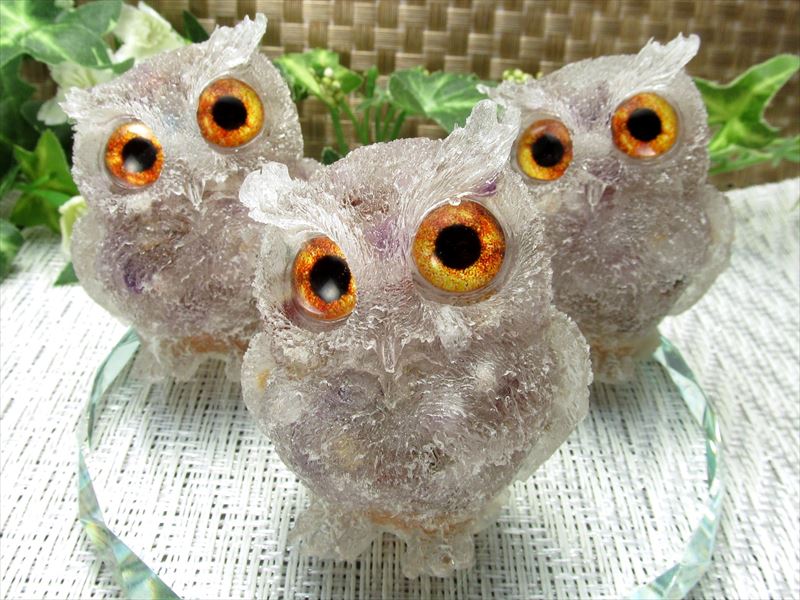 楽天市場】フクロウ 水晶の通販