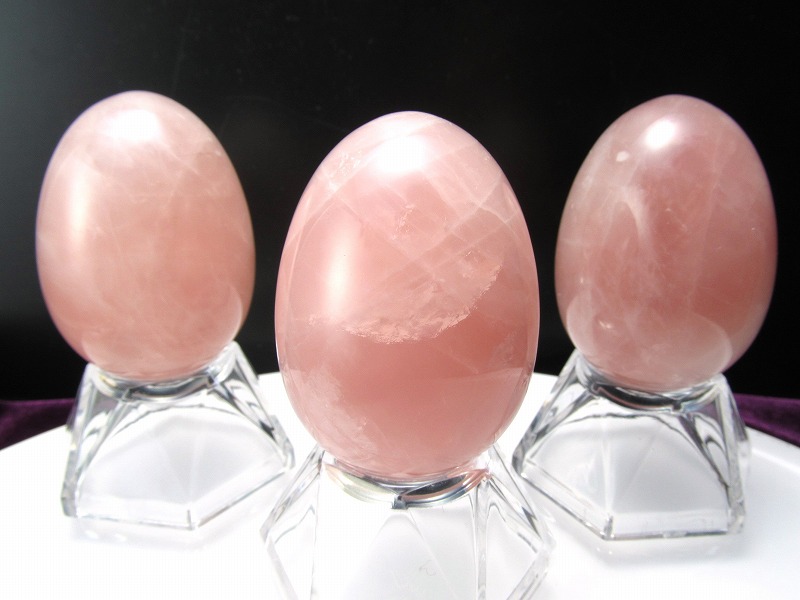 楽天市場】○【ローズクォーツ エッグ型置物】重さ約80g-90g前後 高さ