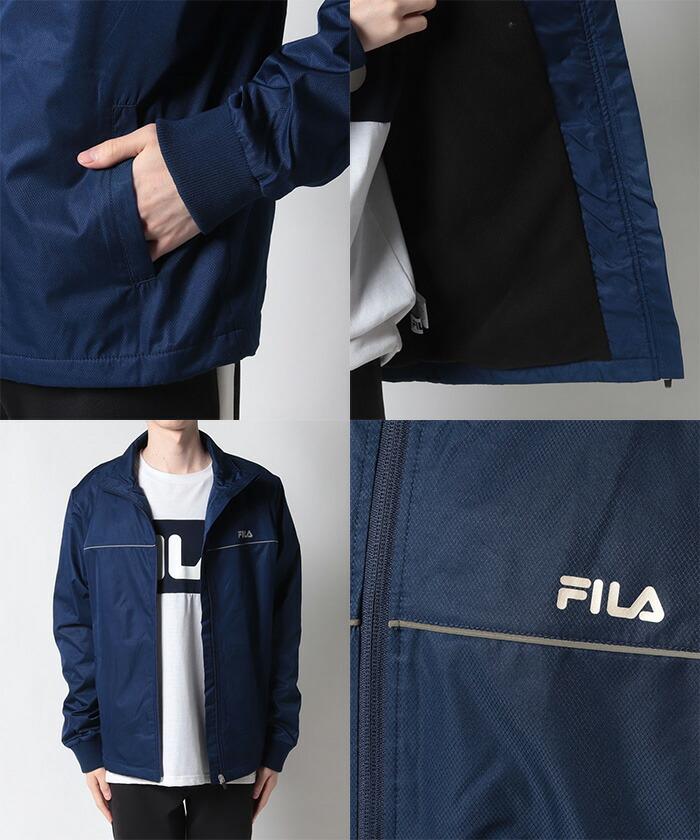 楽天市場】フィラ FILA 長袖 フルジップ ジャケット ライトリップ裏地