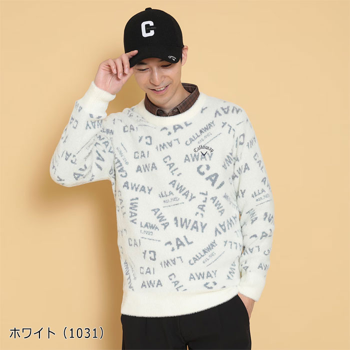 楽天市場】キャロウェイ ゴルフ ロゴコラージュ へアリーニット