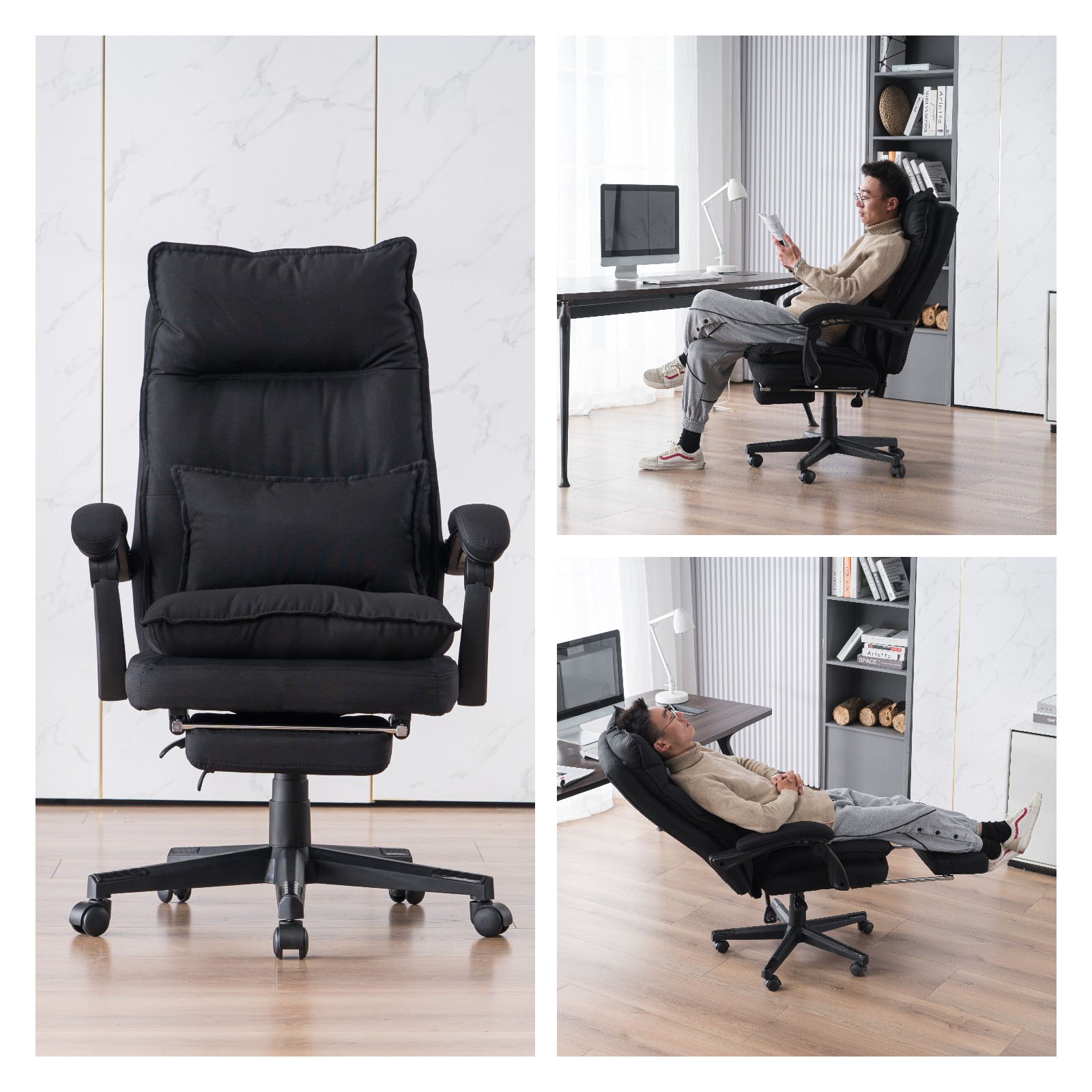 楽天市場】【送料無料】 SKYEゲーミングチェア ファブリック オフィス