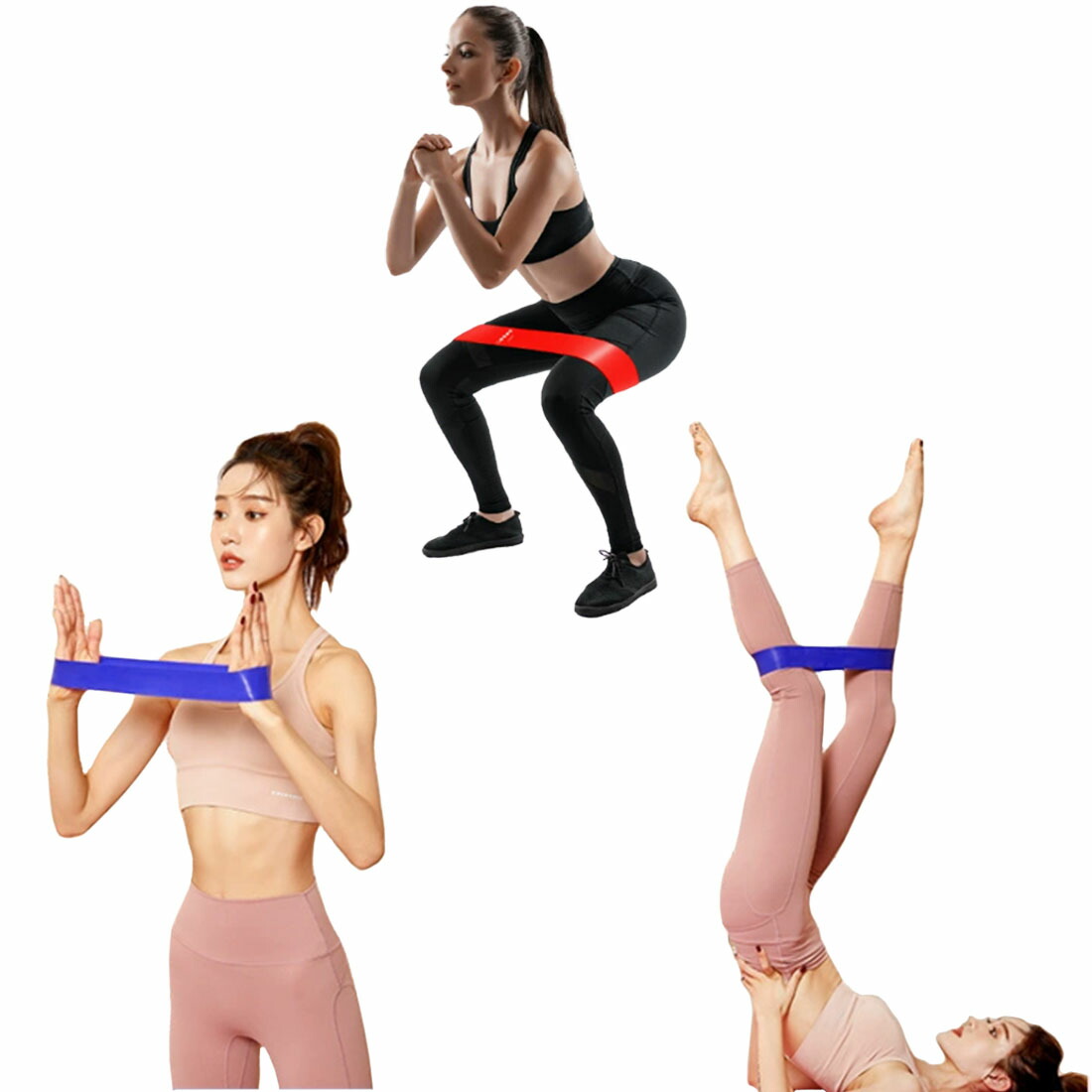 楽天市場】5本セット エクササイズバンド トレーニング チューブ 強度