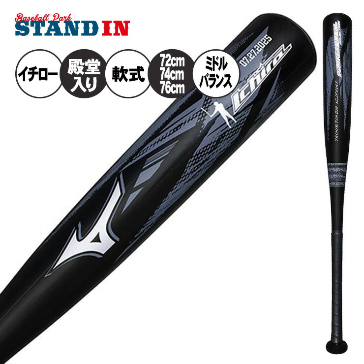 楽天市場】【イチロー氏殿堂入り記念】ミズノ 少年軟式用 バット