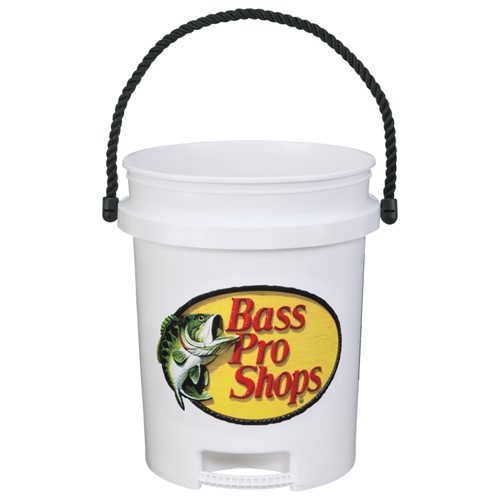 楽天市場】Bass Pro Shops Logo 5-Gallon Plastic Bucket with Rope