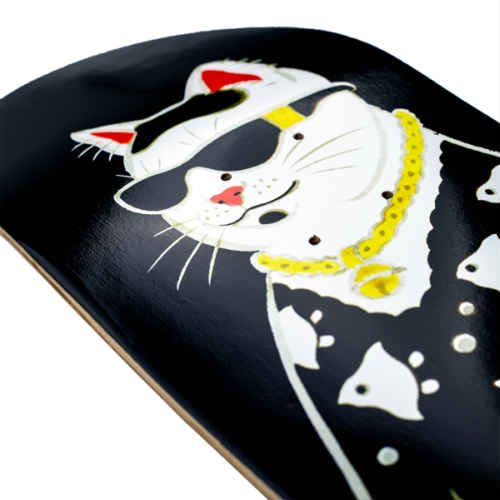 楽天市場】MONMON Cool Cat Skate Deck 8.5