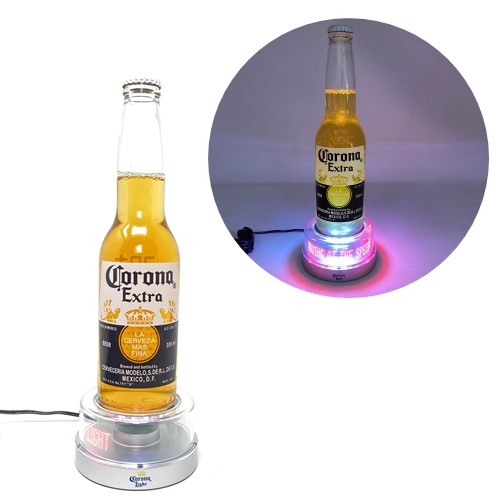 楽天市場】Corona Light Spinning Bottle Glorifier コロナ ライト