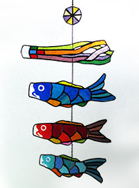 まりこのグラスアート ～こいのぼり～ 0_d5454298526d70a50a87b212216c