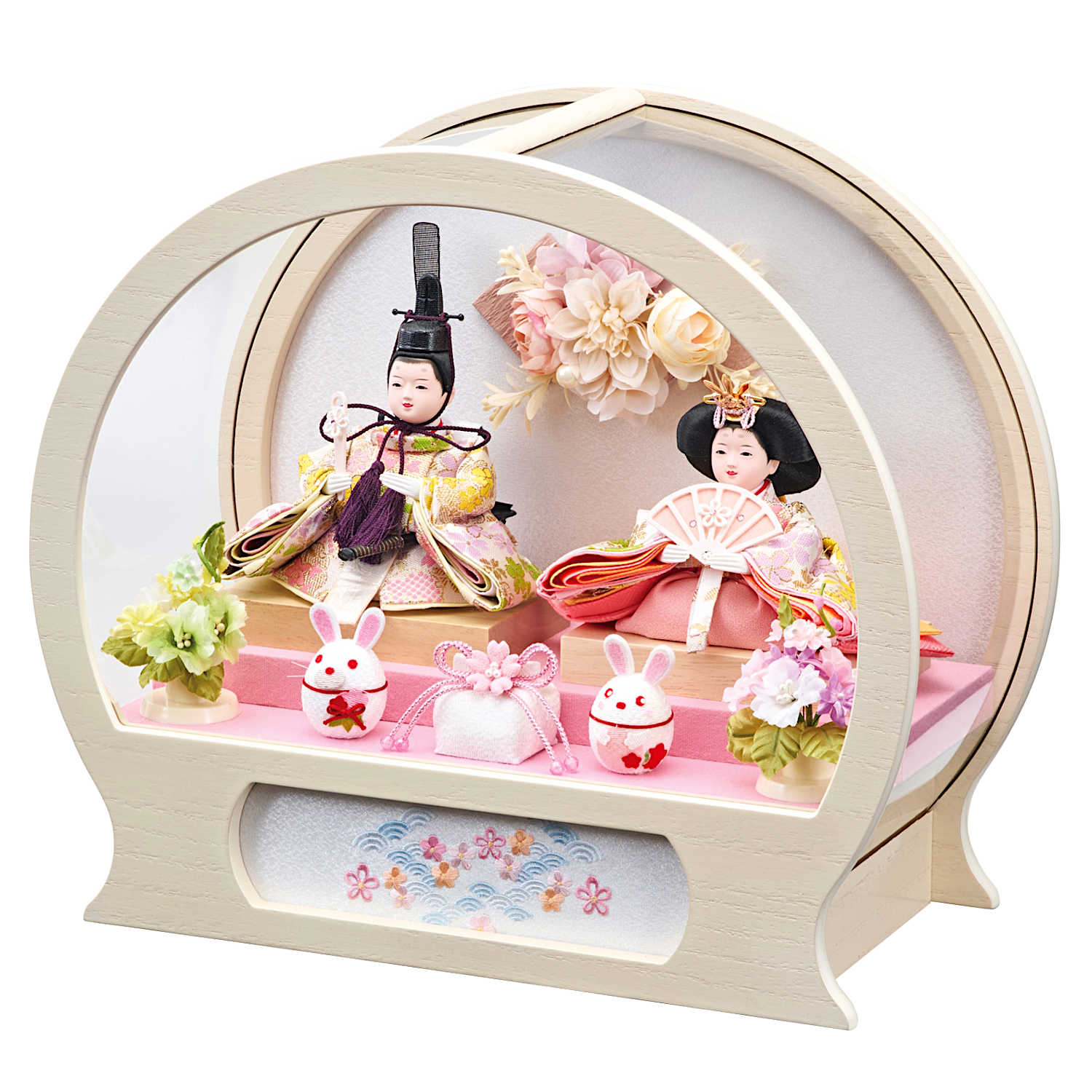 楽天市場】雛人形 七段飾り用 雛段 40号-7 低床タイプ [都] 横幅120cm