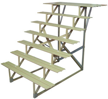 楽天市場】雛人形 七段飾り用 雛段 40号-7 横幅120cm スチール段