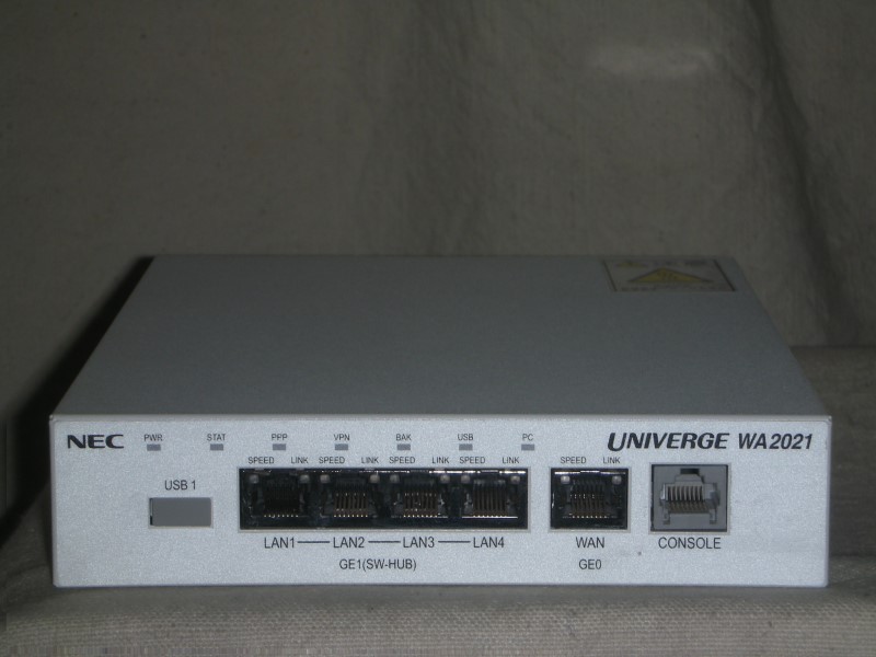 楽天市場】【中古】Gigabitアクセスルータ/NEC WA2021 ※専用無線LAN