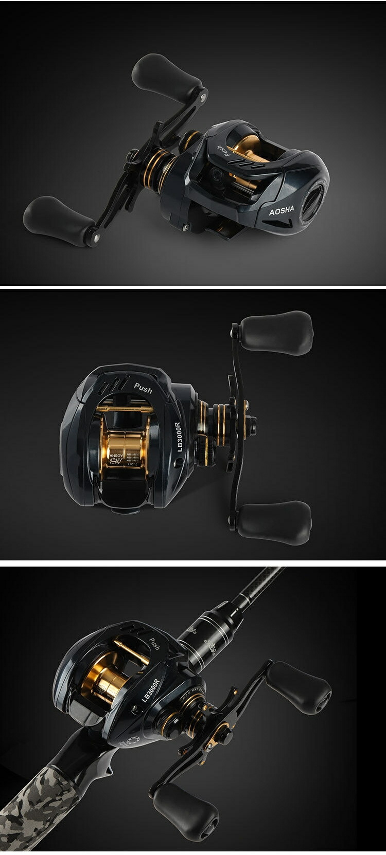 楽天市場】ベイトリール 超軽量 215g ベイトフィネスリール 最大ドラグ