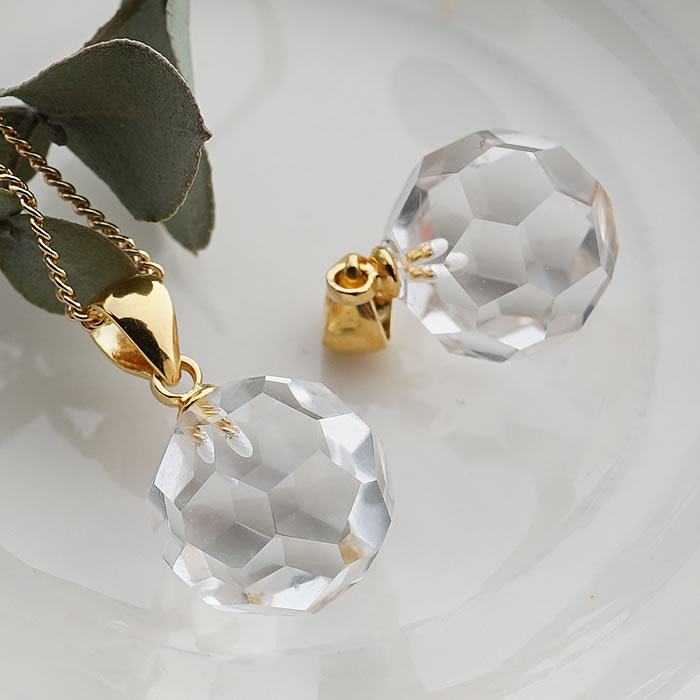 楽天市場】【高品質】水晶AAA バッキーボール クリスタルカット