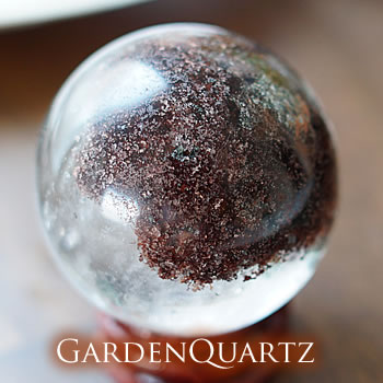 楽天市場】【一点もの】ガーデンクォーツ 丸玉 スフィア 天然石