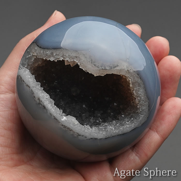 楽天市場】【一点物】【高品質】笑口アゲート丸玉 スフィア 72mm