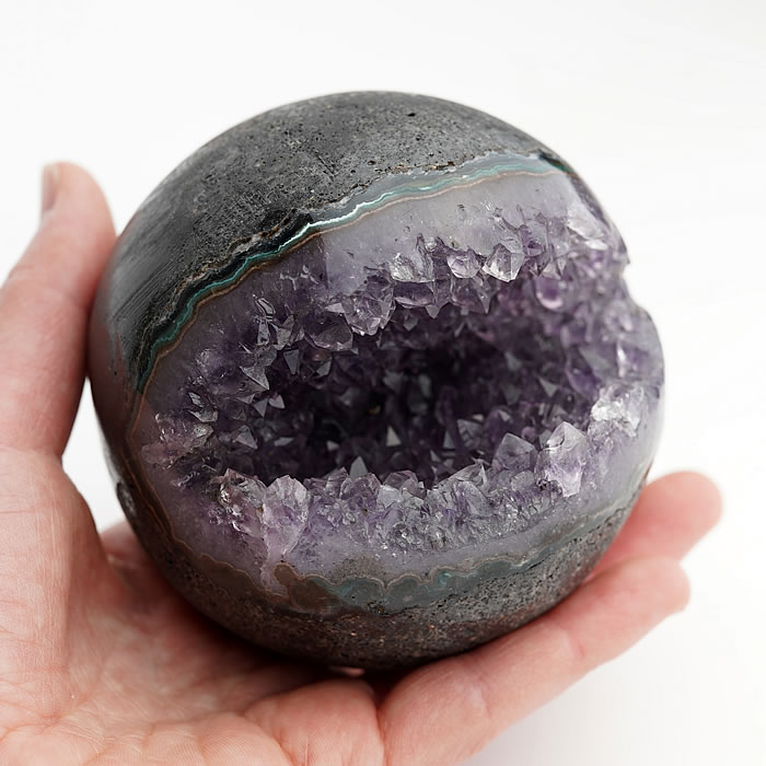 楽天市場】【一点物】【台座付き】【希少】笑口アメジスト 丸玉