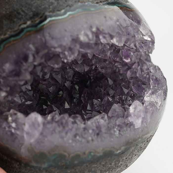 楽天市場】【一点物】【台座付き】【希少】笑口アメジスト 丸玉