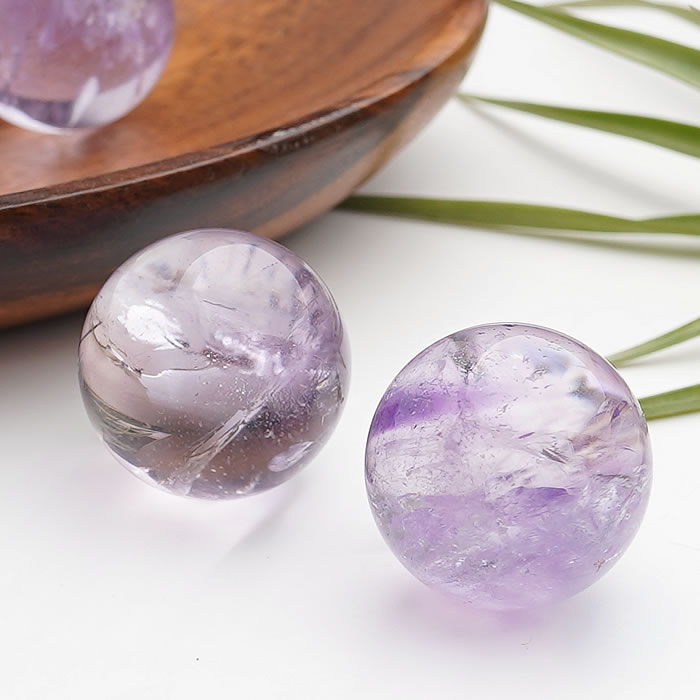 楽天市場】アメジスト 26～28mm 丸玉 スフィア 天然石 パワーストーン