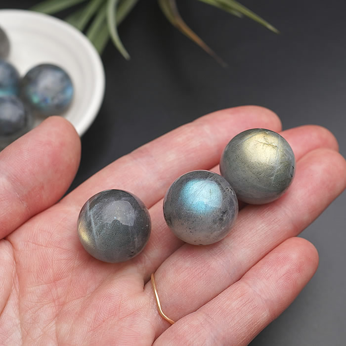 楽天市場】ラブラドライト 丸玉 約16～21mm 1個 スフィア 天然石