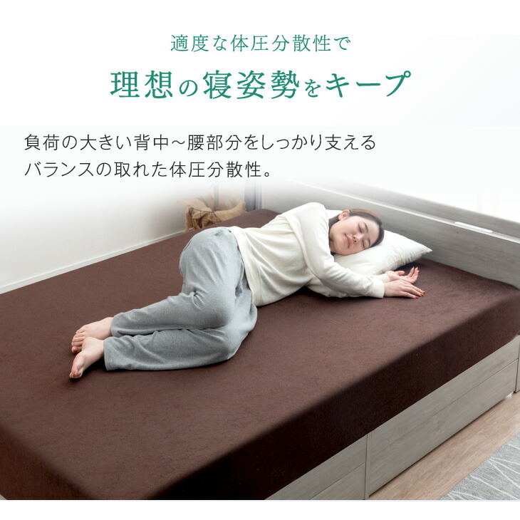 楽天市場】超極厚20cm 「純」高反発(R) マットレス へたりにくい 高