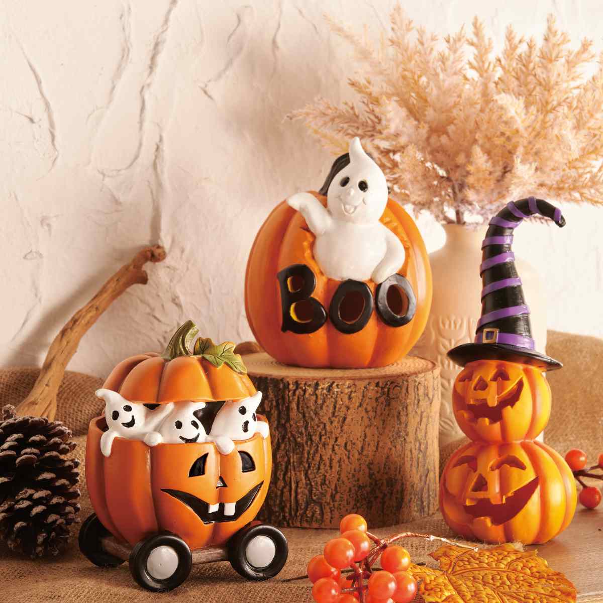 楽天市場】【5%OFFクーポン有り！3月6日限り】パンプキンオブジェ馬車