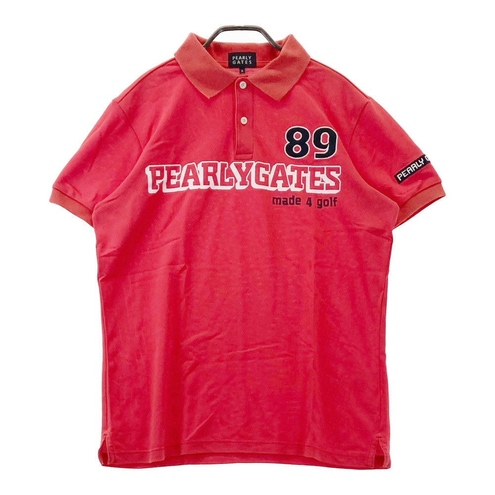 楽天市場】パーリーゲイツ ポロシャツ メンズ（カラーレッド