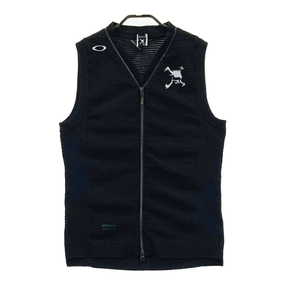 OAKLEY オークリー スカル刺繍 2WAY 裏起毛 ゴルフブルゾン Lサイズ