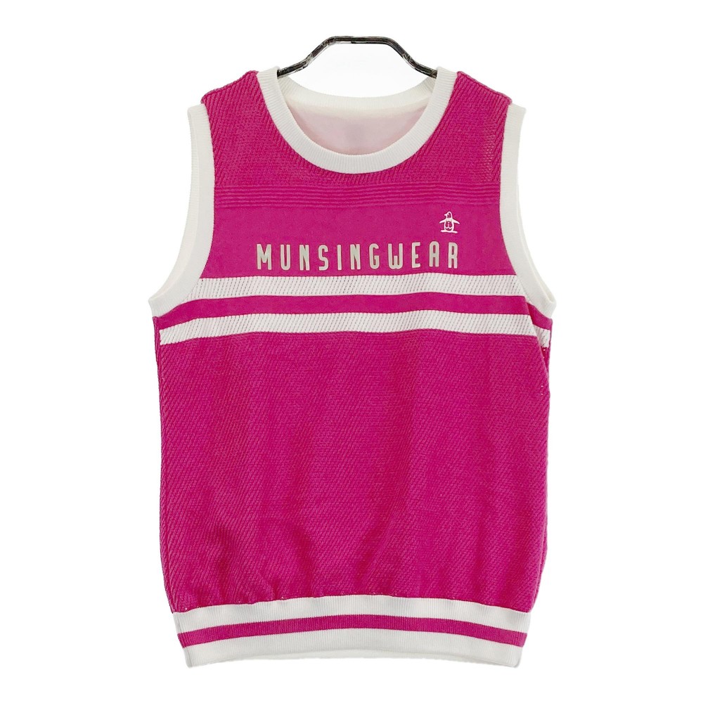 楽天市場】MUNSING WEAR マンシングウェア リバーシブルベスト ピンク