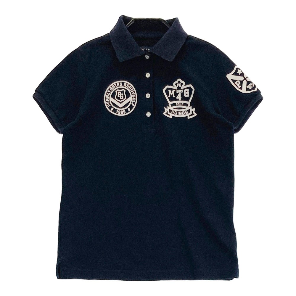 楽天市場】PEARLY GATES パーリーゲイツ 半袖 ポロシャツ ネイビー系 0