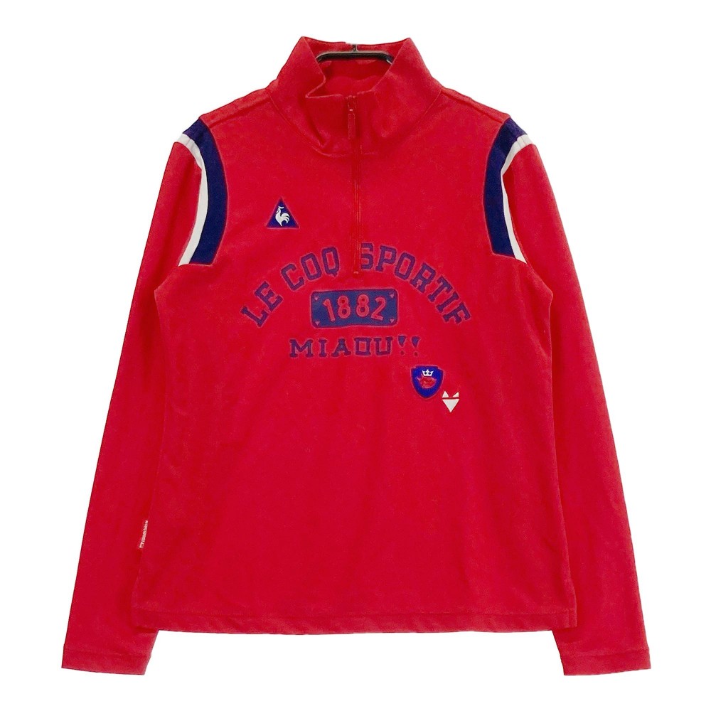 楽天市場】ハーフジップ レディース（カラーレッド）（スポーツ