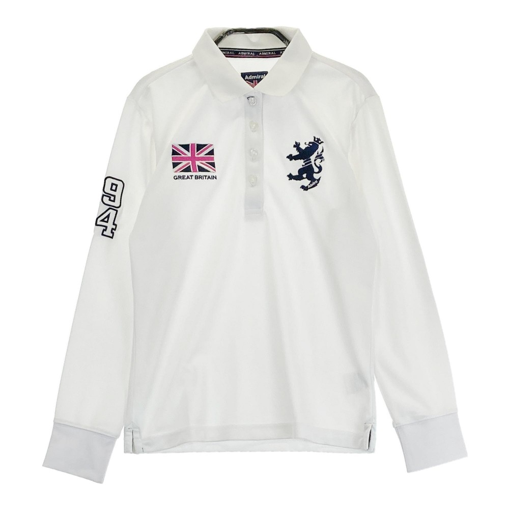 楽天市場】ADMIRAL アドミラル 長袖ポロシャツ ホワイト系 M 【中古