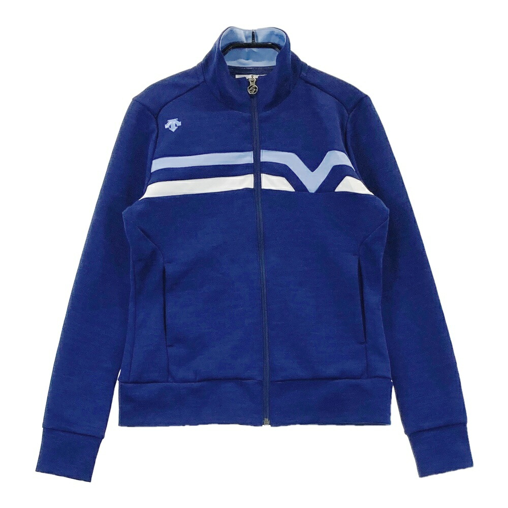 デサントゴルフ ブルゾン ma1 ストレッチ ネイビー ジップ ナイロン