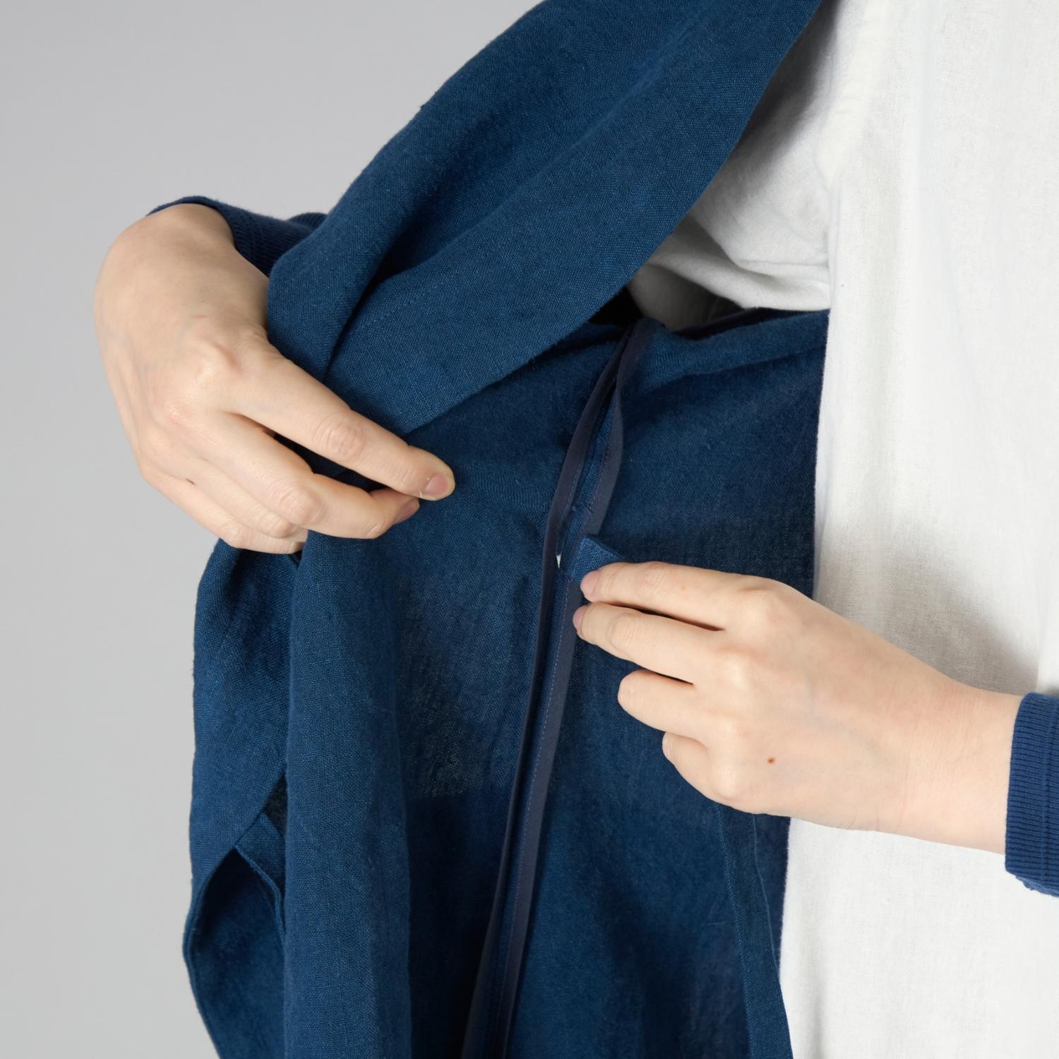 楽天市場】kapoc/割烹着 3rd ネイビーブルー / M : STYLE STORE version.R