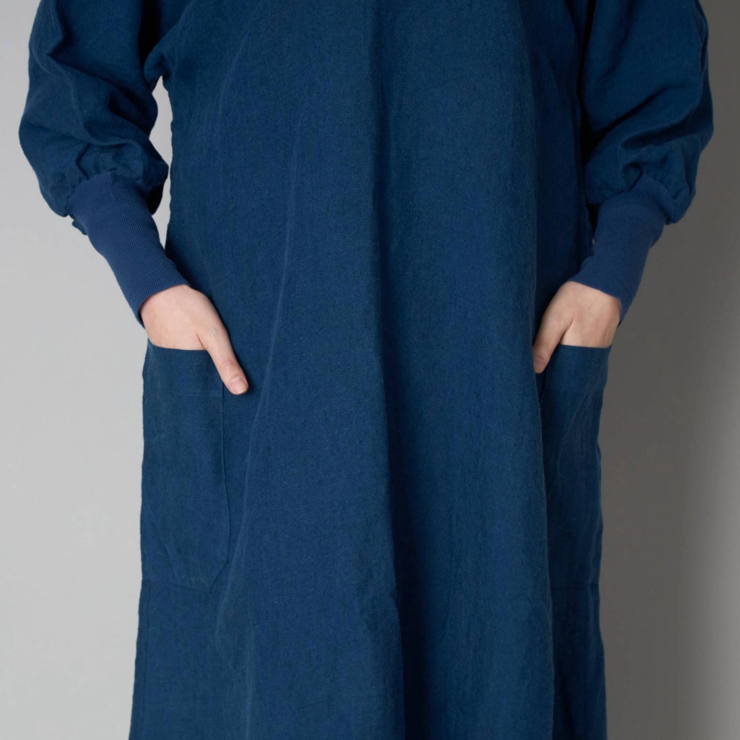 楽天市場】kapoc/割烹着 3rd ネイビーブルー / M : STYLE STORE version.R