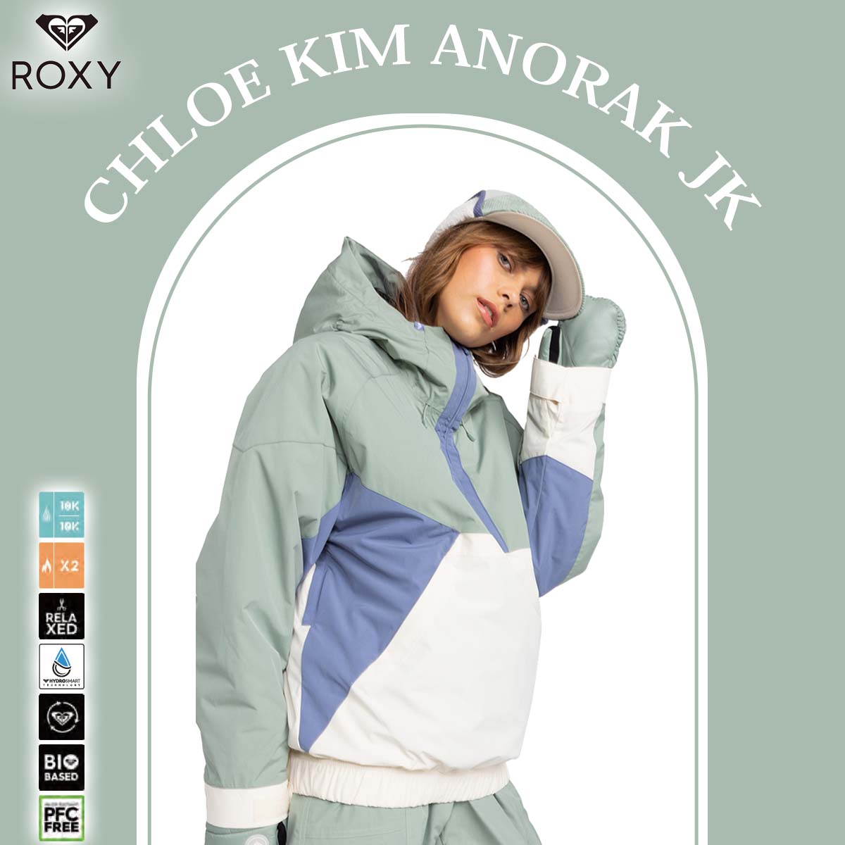 楽天市場】24/25 ROXY ロキシー ジャケット CHLOE KIM ANORAK JK