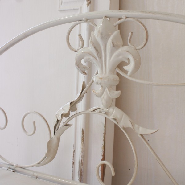 楽天市場】アイアンラック アイアン製 3段 シェルフ ホワイト 飾り棚