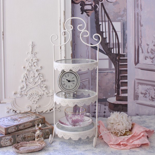 楽天市場】ディスプレイスタンド 3段トレイ ガラス ディスプレイ