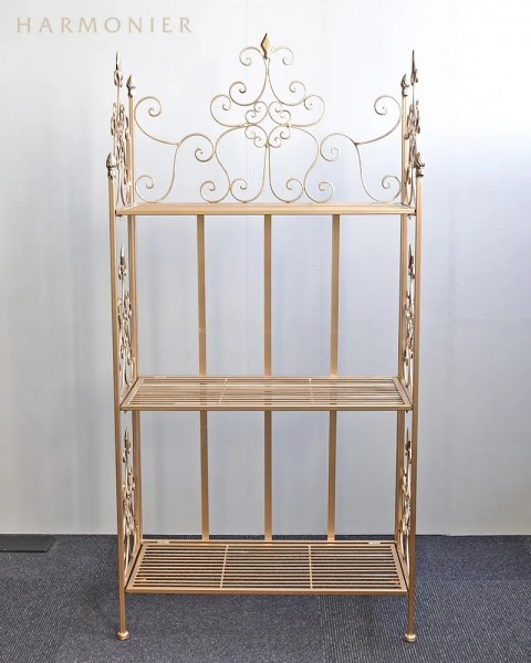 楽天市場】(SALE30%OFF) アイアンシェルフ ゴールド アイアンラック