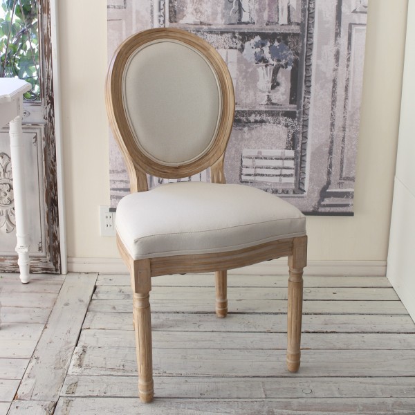 楽天市場】可愛い 椅子 ダイニングチェア アンティーク風 リネン