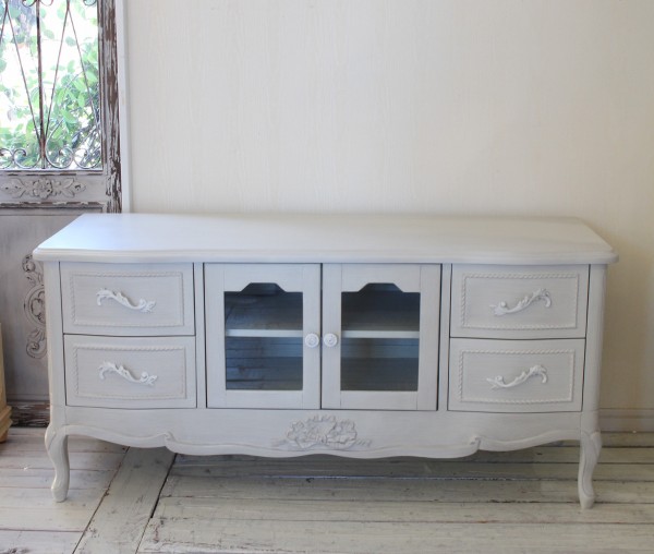 楽天市場】テレビボード テレビ台 120cm 猫脚 洋風 ヨーロピアン 白