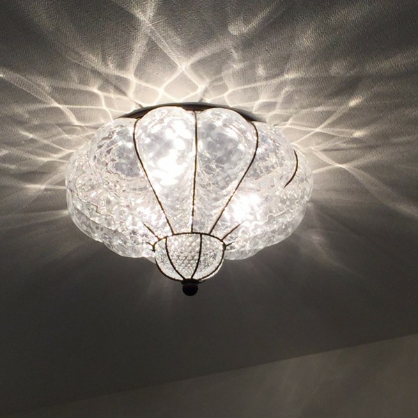 楽天市場】シーリングライト ガラス イタリア製 ムラノガラス クリア