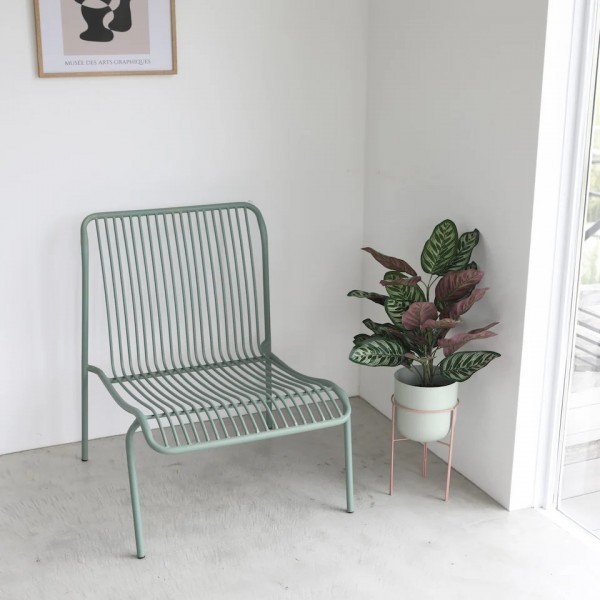 楽天市場】アイアン ローチェア ラウンジチェア アイアンチェア