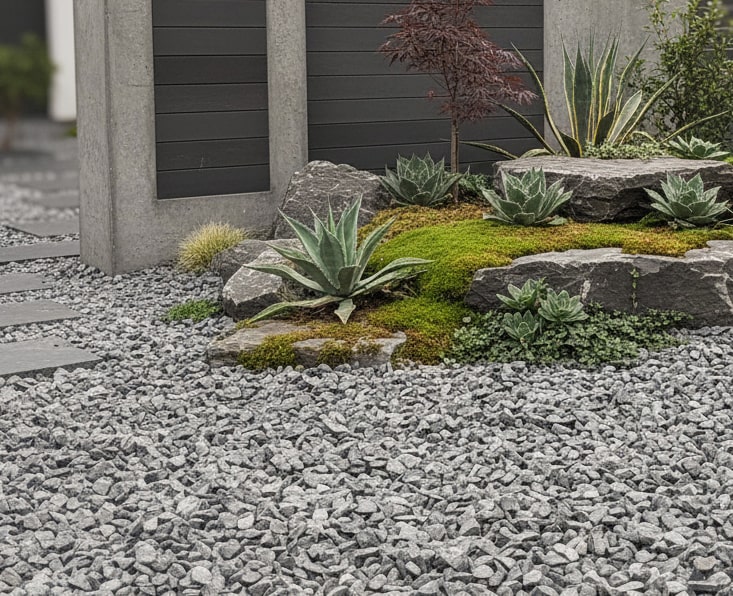 楽天市場】砂利 庭 石 ファイングレー 20kg 砕石 5号 庭砂利 ロック