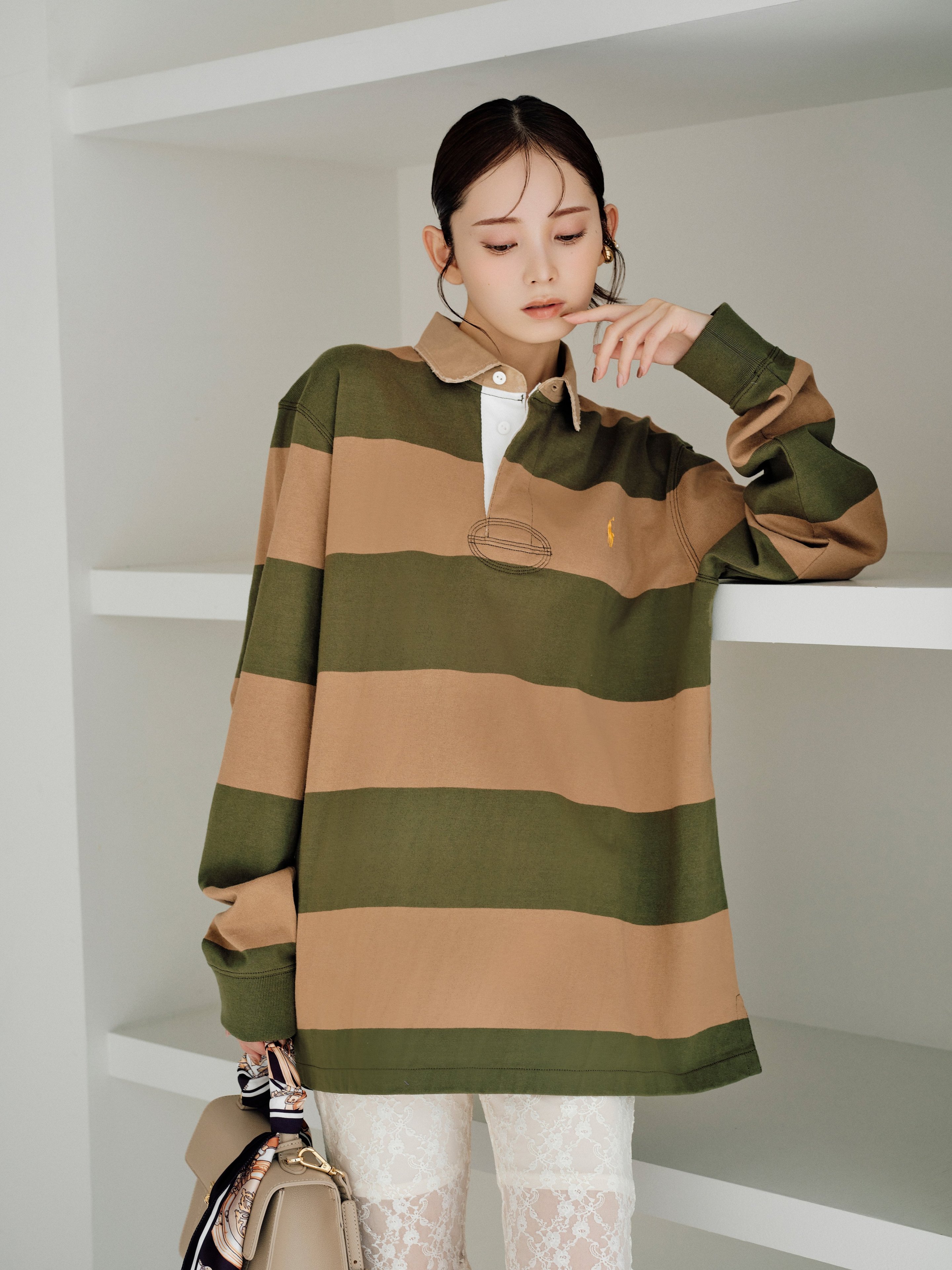 SNIDEL｜【POLO RALPH LAUREN】ラグビーシャツ | Rakuten Fashion(楽天