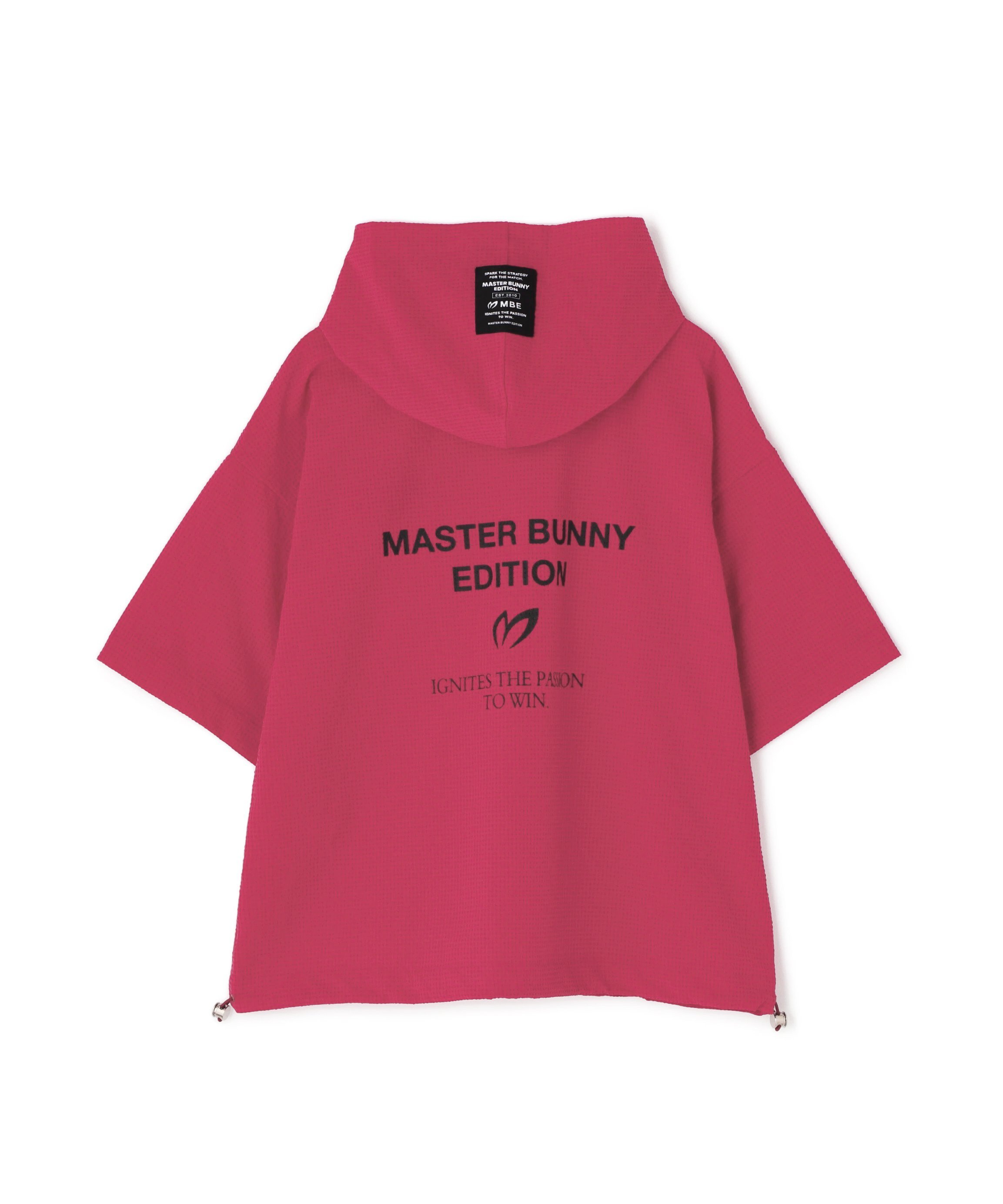 MASTER BUNNY EDITION｜サッカーストレッチ半袖フーディプルオーバー