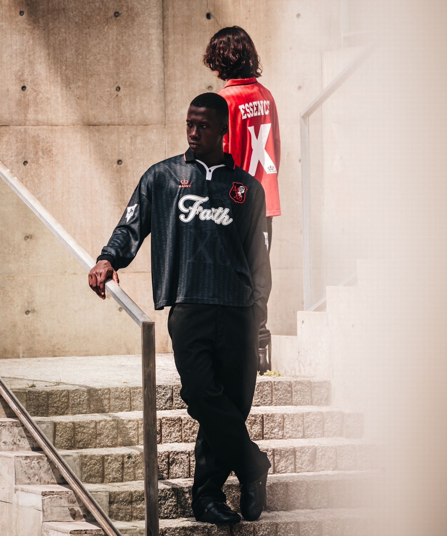 ROYAL FLASH｜SAINT MICHAEL/セントマイケル/SOCCER SHIRT/FAITH/RED