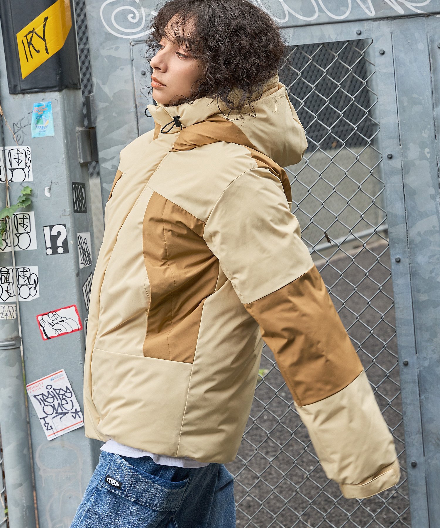 THE CASUAL｜スタンドネックフードボリューム中綿ジャケット | Rakuten